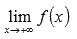 [ a ;  + ∞) , utför beräkningar av värdet på funktionen vid punkten x = a och gränsen vid + ∞   ;